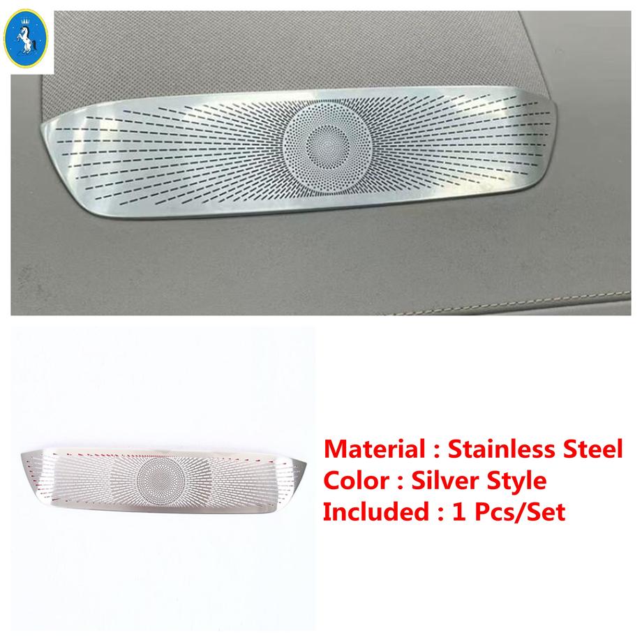 

Central AC Air Vent Outlet / Side Door Audio Sound Loudspeaker Cover Trim Fit For ZEEKR 7X 2024 2025 Car Interior Accessories Silver Style-A