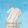 JEANSWEST LIFE Men's 7A Anti-bacterial Ice Silk Cooling T-Shirt