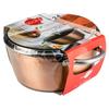 Casserole - wecook - cuivre 50270 - 28cm - antiadhésif sans pfoa - couvercle en verre trempé