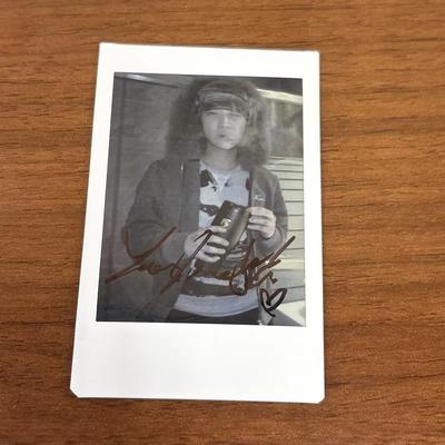 Yang Hong-won's Autographed Polaroid