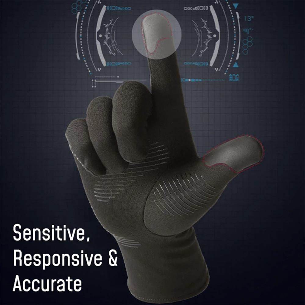 Fotbalové rukavice Chlapci s dotykovou obrazovkou Tepelná rukojeť Outfield Kolo Kolo Hřiště Sportovní Cyklistika Hráč Outdoorové sportovní vybavení 1 pár