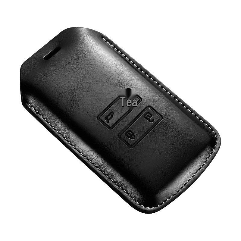Renault Koleos Kadjar Dongfeng E-Notes Leather Key Cover for Men