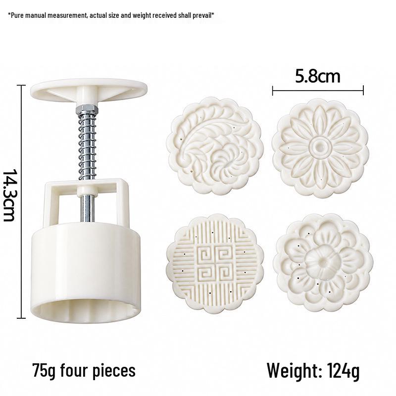 Mid-Autumn Festival Mooncake & Pastry Baking Press Mold Tool for Ice Skin and Green Bean Cake