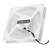 14cm 2000RPM Cooling Fan Low Noise Cooler 4‑Pin PWM Header Interface for ARGB Desktop ComputerWhite