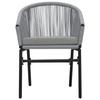 VidaXL Garden Chairs 2 Pcs Anthracite PE Rattan 48137