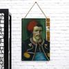 Van Gogh Style Portrait Iron Painting Retro Art Home Decor Wall Hanging for Living Room