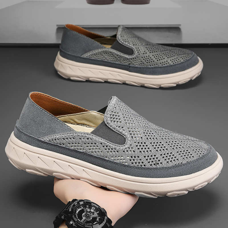 Fashion Non-slip Sole Platformed Men Shoes Summer Woven Sneakers Black Spring Luxury Trainer Sport Sports-et-leisure Athletics