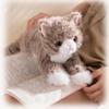 Cat Figurine Body Pillow Cushion Mascot Realistic Cat Gift Cute Fluffy Brown Tabby Calico Cat Stuffed Animal Black Cat White Cat Cute Squishy Washable