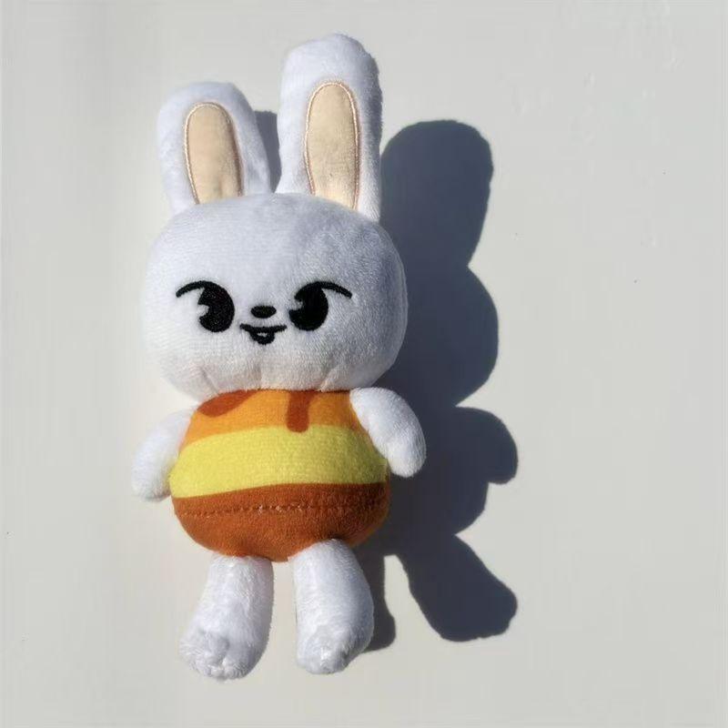 Nuevos Llaveros de Muñeco de Peluche de Stray Kids Figura Colgante Llavero Encanto Soporte para Llaves Decoración de Bolso
