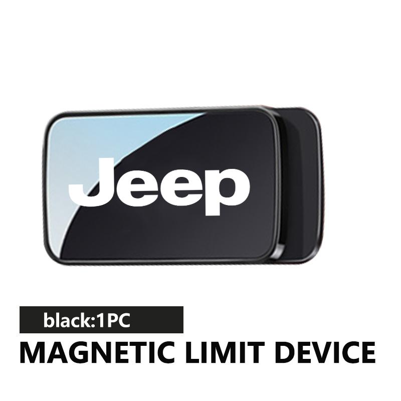 

Car Logo Seat Belt Magnetic Stabilizer Decorative Accessories For Jeep Cherokee Patriot Liberty Wrangler JK JL Commander