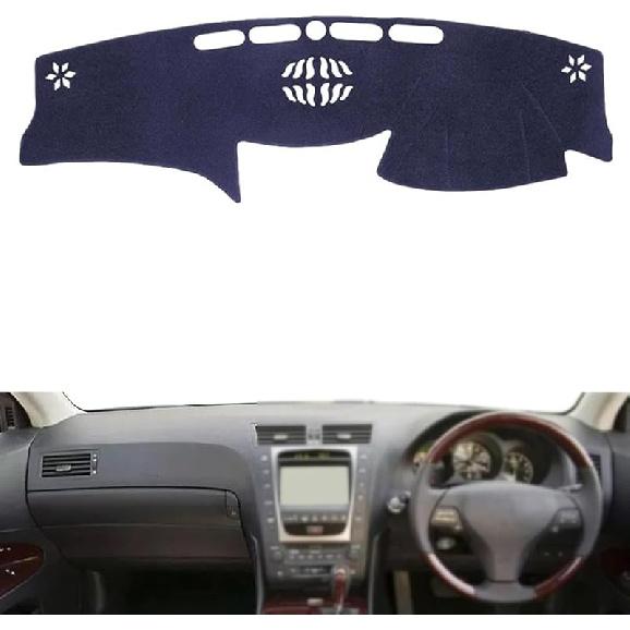 

Подходит для Lexus GS GS350 GS300 2006-2011 RHD, чехол на приборную панель автомобиля, черный чехол на приборную панель, нескользящий коврик на приборную панель, защита от солнца Rhd Black Side