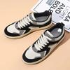 Height Up Round Toe White Sneakers Men's Woven Skateboard Shoes Mens Traners For Men Sport Vietnam Fit Low Prices Premium