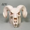 Sheep Skull Hitch Cover Cap for The Trailer Coupling, 3D Printed Ram Cover, Black/White Bone Design Truck, Recreational Vehicle Accessories Heavy-duty