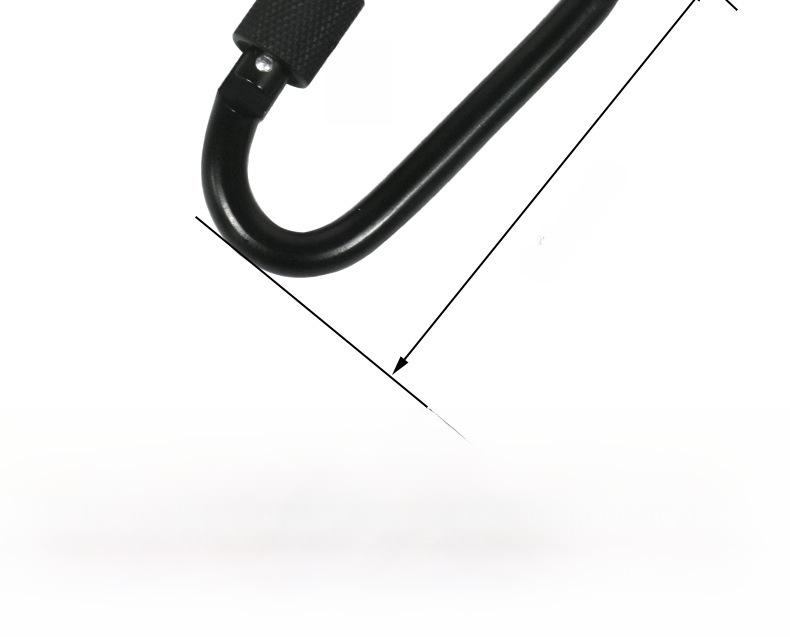 Color Alloy Key Extension Rod with Self-locking Mountaineering Buckle for Quick and Easy Hexagonal Extension.