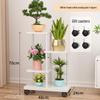 Wrought Iron Multi-Layer Tall Indoor Flower Stand for Living Room or Balcony