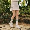 CHALLENGER Women'S Backless Pleated Cargo Culottes White