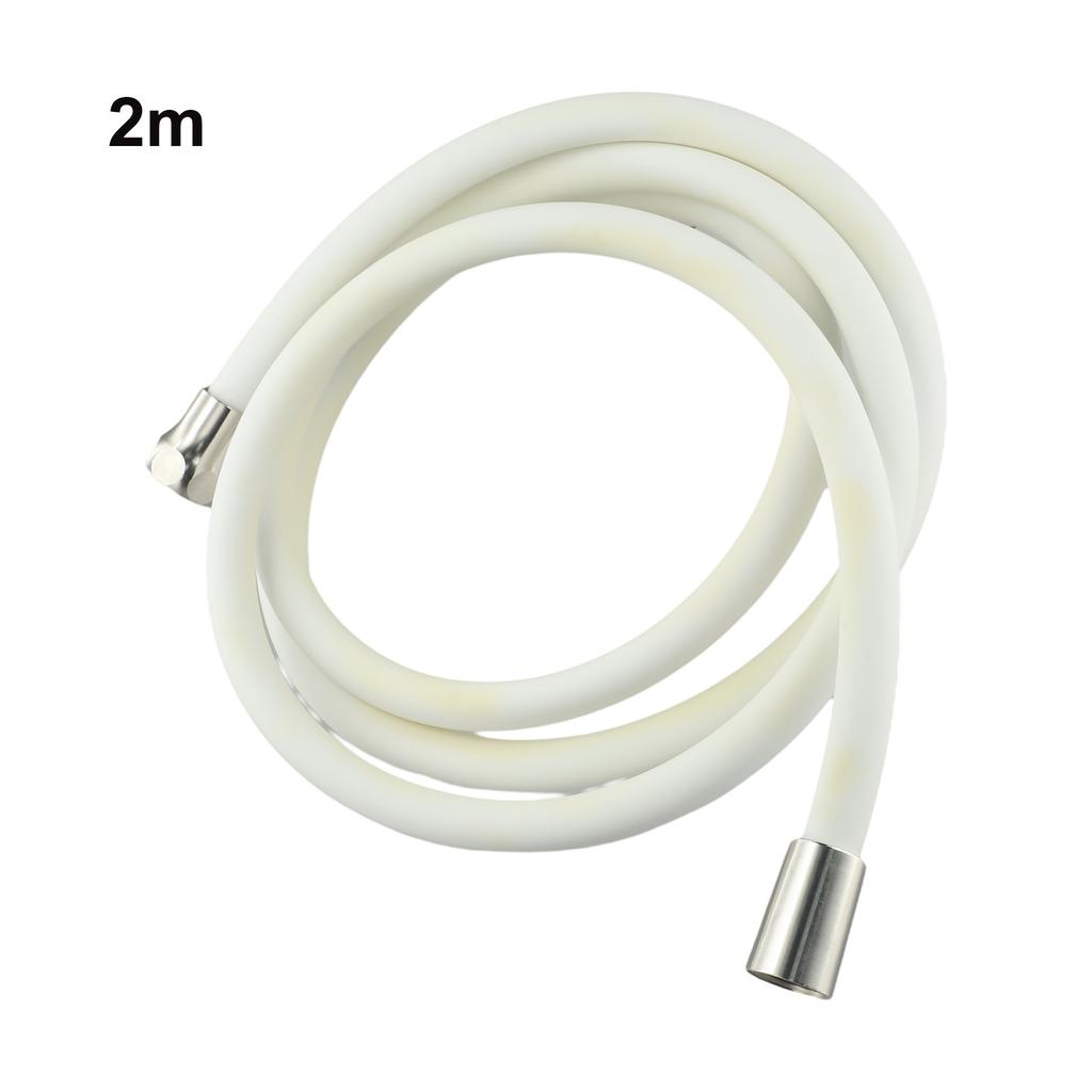 Bathroom Accessories Flexible Latex Tube 2M Shower Hose High Water Pressure Premium Silicone Material For Cleaning Bathroom