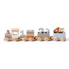 Wooden Train Birthday Toy  Montessori Toys Baby Educational Toys  Wooden Trolley  Baby Learning Toys  Number of Wood Baby's Toys