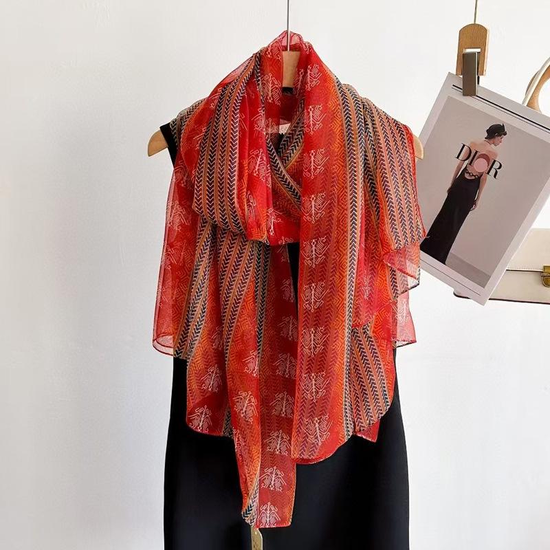 2025 Women's Versatile Summer Beach Shawl: Lightweight Gauze Cape for Travel & Seaside Vacations