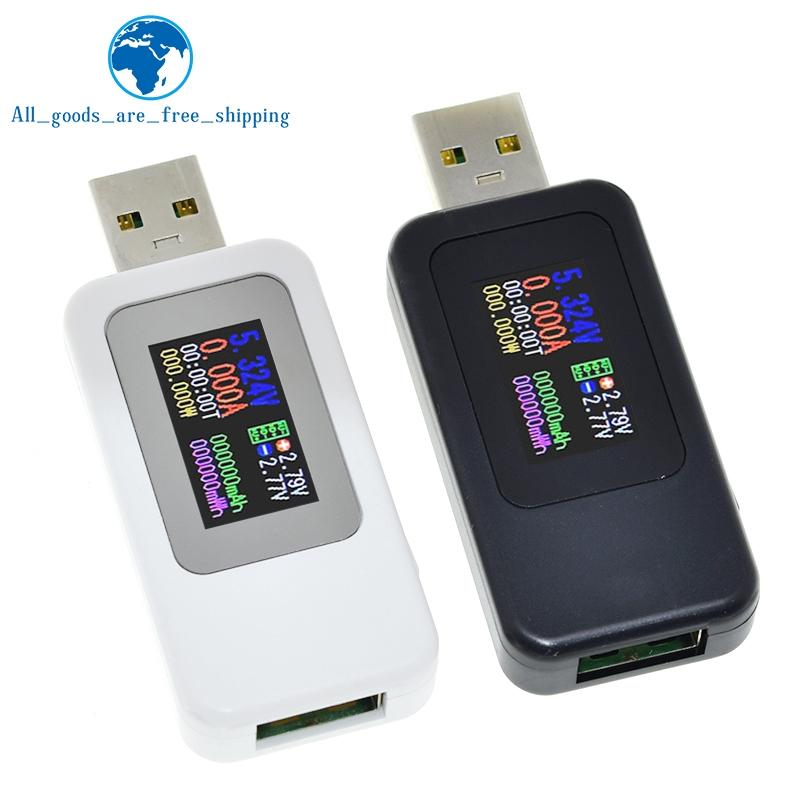 TZT 10 In 1 USB Tester DC Digital Current Voltage Meter Amp Volt Detector Charger Indicator Current And Voltage Detection Module