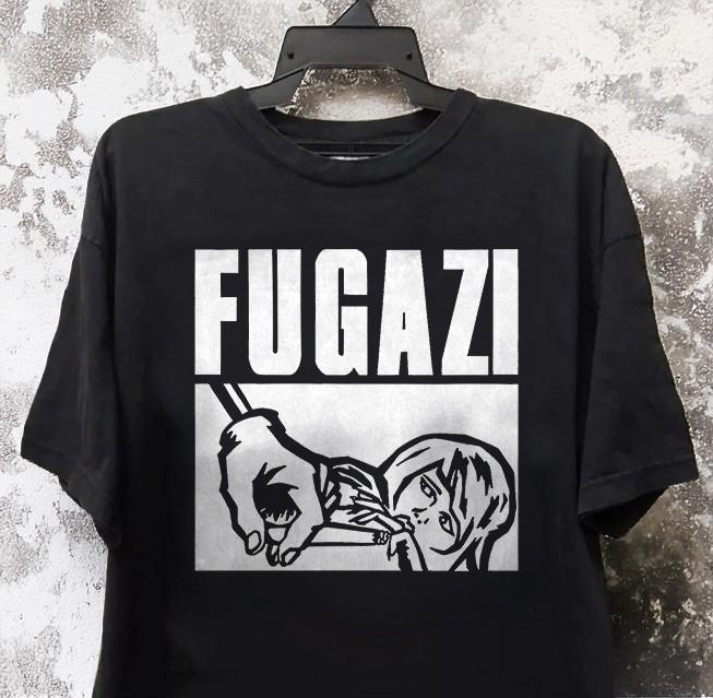 FUGAZI Cigarette Unisex Black Cotton T-shirt S-5XL L
