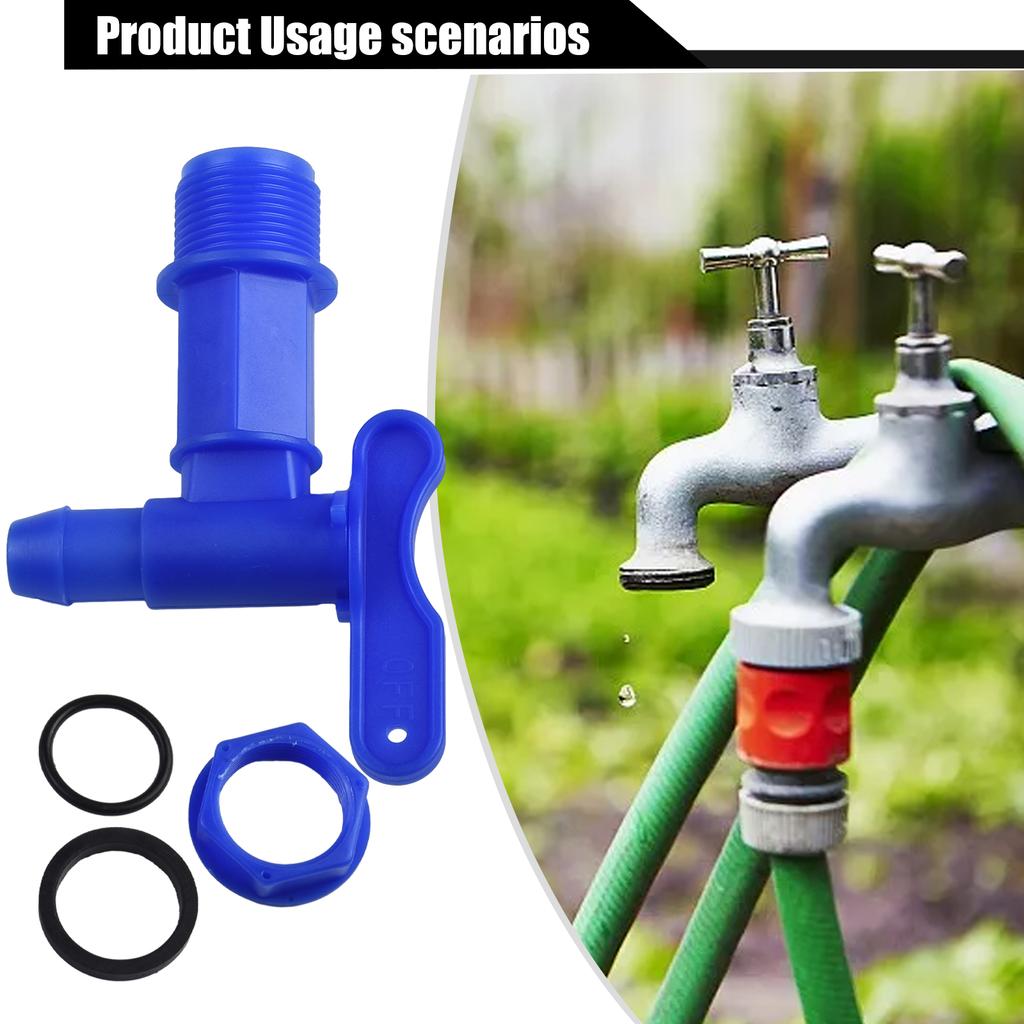Water Butt Tap Faucet 1pcs 25.4mm Thread Adaptor Beer