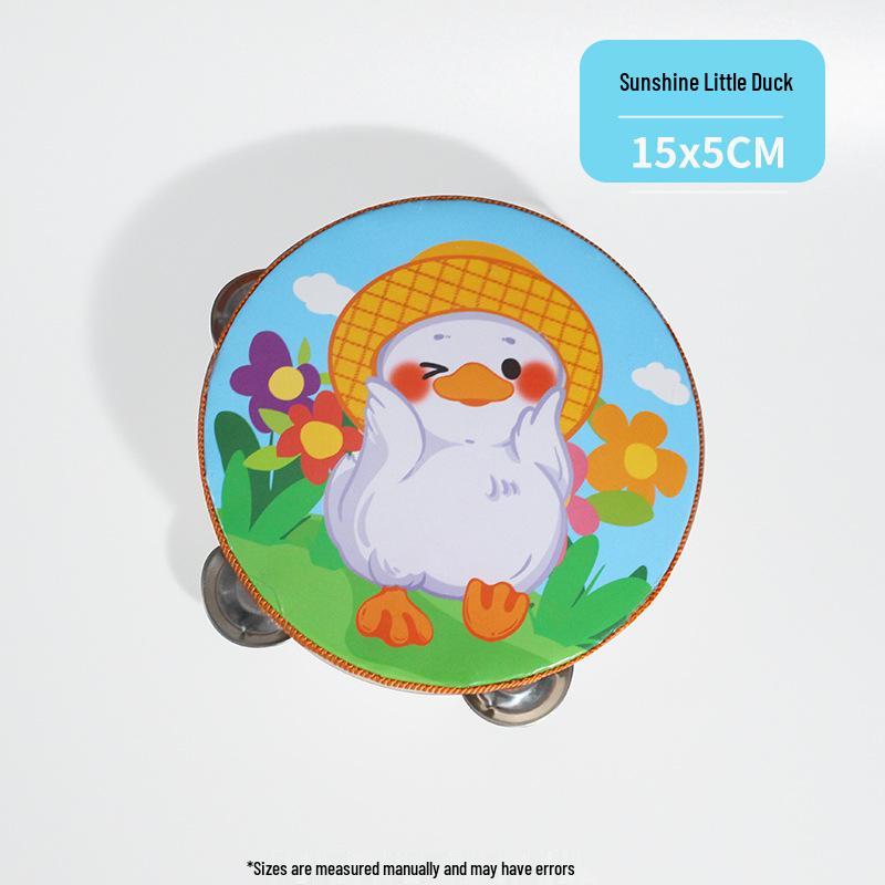 Wooden Tambourine for Early Childhood Music and Dance
