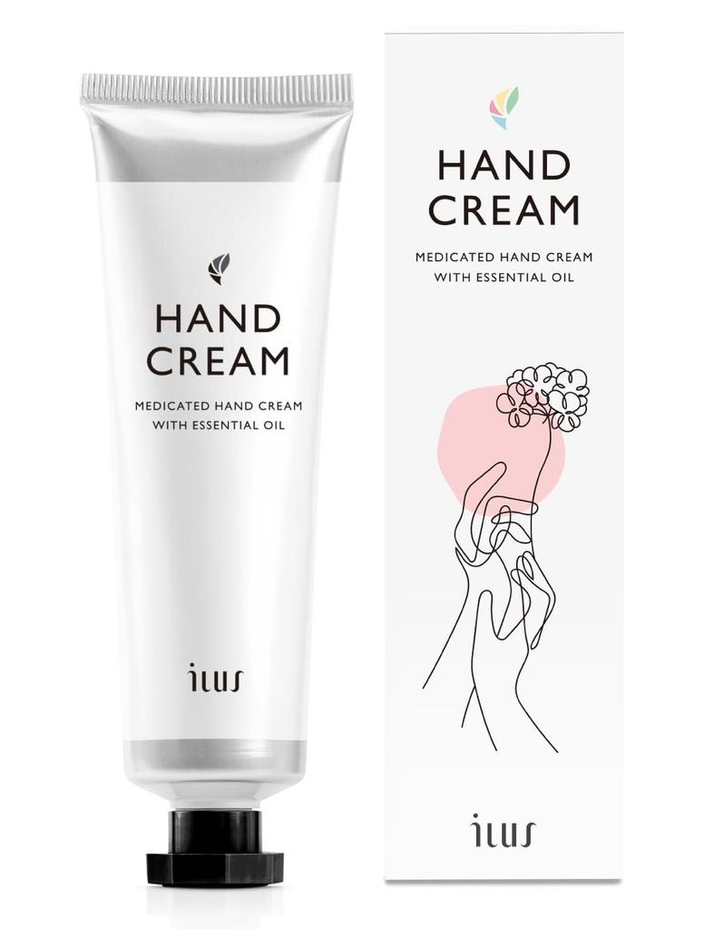 ILUS Medicated Hand Cream for and Irritated 50g Cracked, Chapped, Skin, Quasi-drug, Anti-Aging Care, Gift, (1)