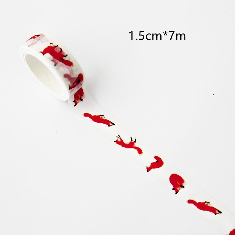 Beautiful Wash Tape Flower Plant Japanese Masking Adhesive Tape Decors Scrap Booking Sticker Label