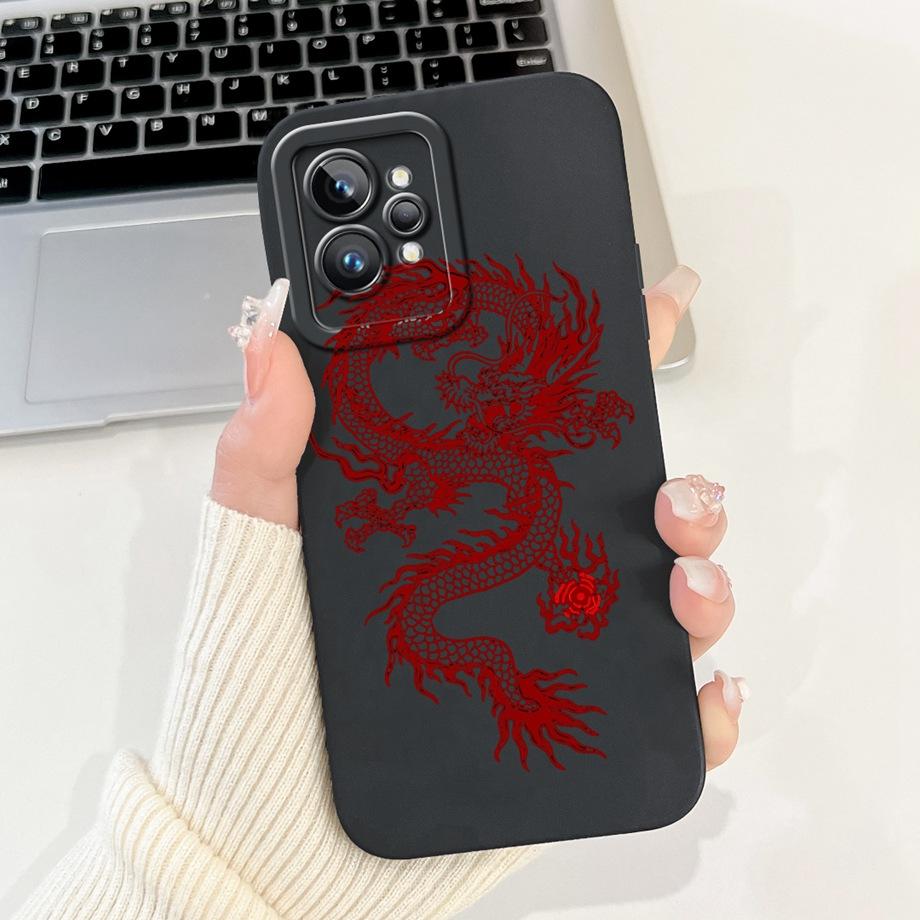 

For Realme 12 Pro Plus / 12 Pro / 12 Plus / 12x / 12 5G Case Cover Liquid Silicone Soft TPU Cool Style Cartoon Astronaut Fundas Realme 12 Pro Plus