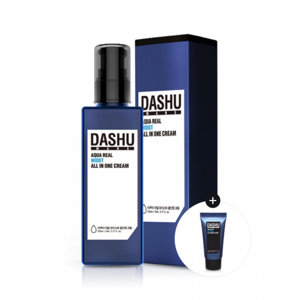 DaShu Men S Aqua Real moiSt All In One Cream 153 Ml  + Aqua All In 1 Lotion 30Ml Free none