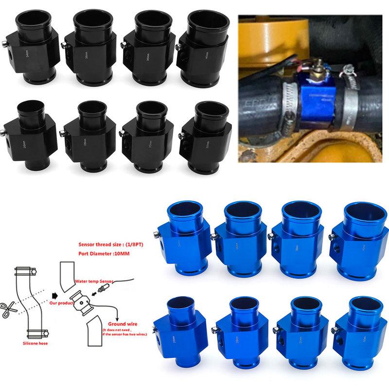 52mm Water Temperature Gauge 40~120 ℃ Water Temp Radiator Temperature Water Temp Joint Pipe Sensor 24MM ~ 40mm Hose Adapter