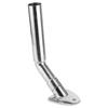 Fishing Rod Polished Holder Outrigger with Deck Mount Marine Yatch Pole Stainless Steel Hold Pipe Tube 40mm