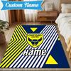 Custom Name Oxford Crest Rug Game Carpet, Floor Mat for Bedroom Living Room Entryway Rug, Home Decor Idea Gift for Christmas Birthday
