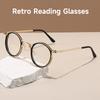 New Round Retro Reading Glasses Men Women Anti Blue Light High Quality Alloy Eyeglasses Readers +1 0 To +4 0