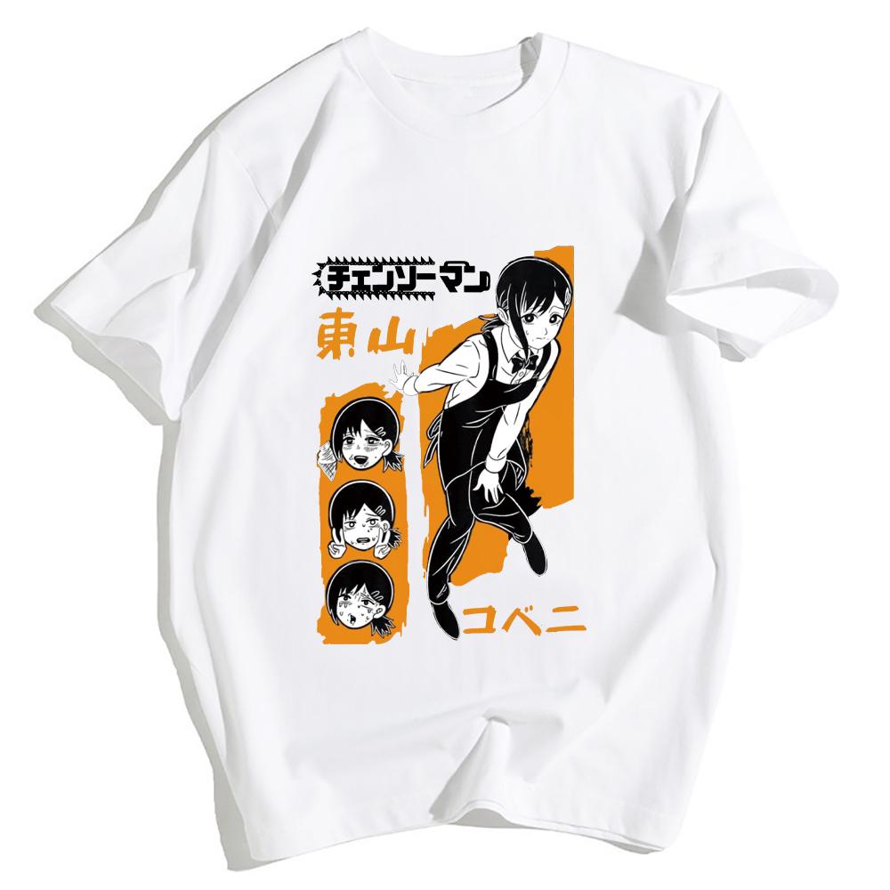 

Аниме Бензопила Унисекс Футболка Оверсайз Короткий Рукав Унисекс Рубашка Харадзюку Короткий Рукав Лето Y2k Унисекс/Унисекс Футболки 4XL