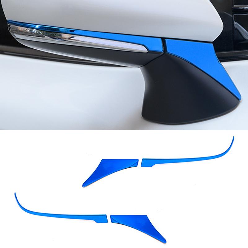 

Автомобильные аксессуары для Toyota Camry XV70 2018-2024 2024 2024 Нержавеющая сталь Зеркало заднего вида Боковая молдинг Крышка Декоративная полоса Наклейки синий