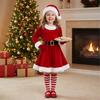 Girls Christmas Dress Set for Holiday Party and Gift Giving