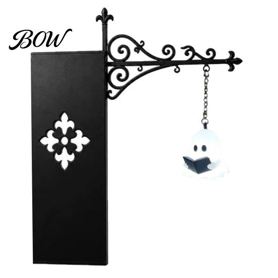 Fantasy Interior Decor Gift Ghost Bookshelf Light, Decorative Retro Lantern for Library Decor, Warm LED Vintage Reading Light Lamp Book Lovers, Gothic