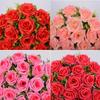 18 Heads Real Happy Flower 9 Colors Mini Natural Simulated Rose Photography Photo Gift Valentine's Day Flowers Home Decorative