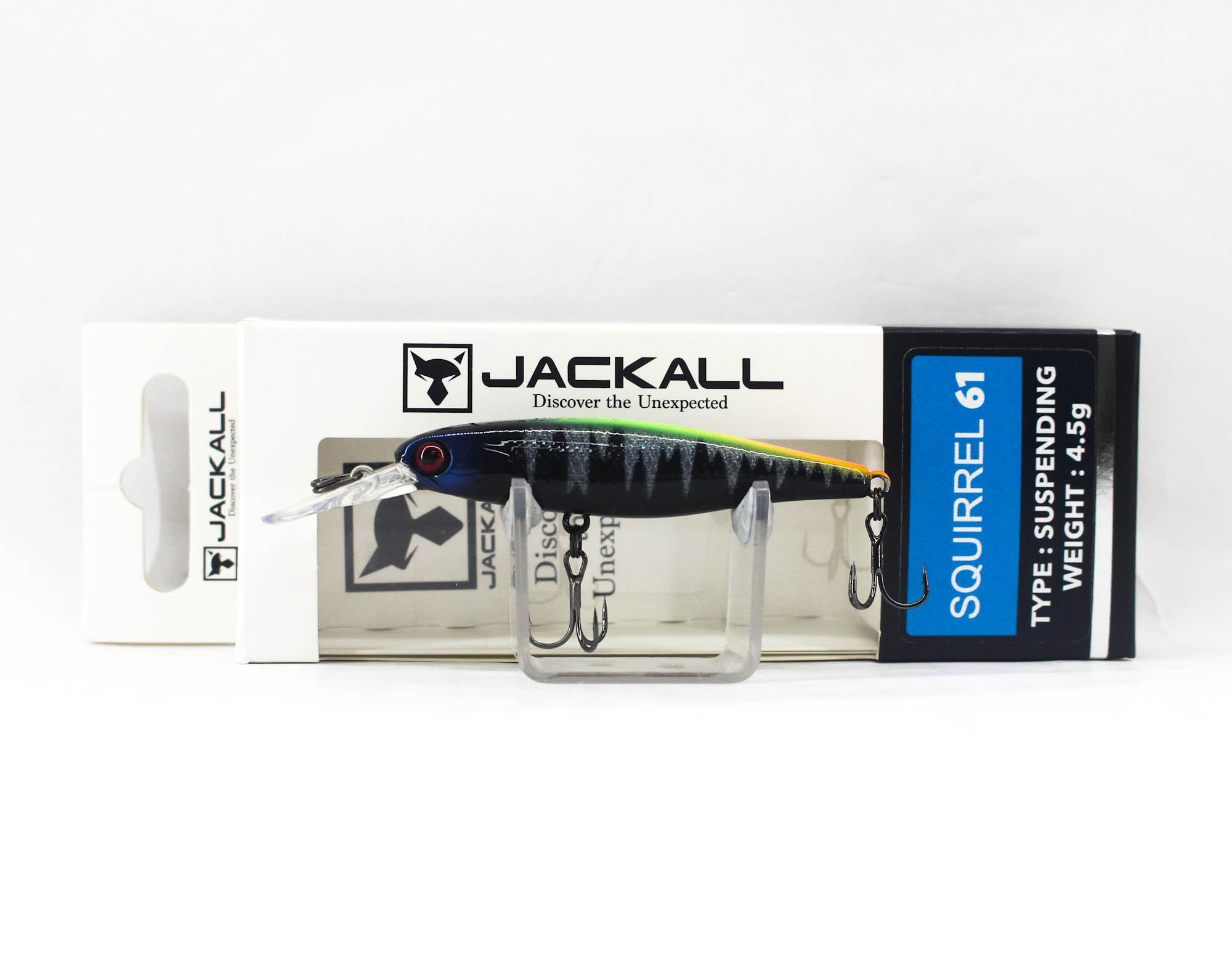 Jackall Squirrel 61SP Воблер-суспендер Jungle Black (1699 г.)