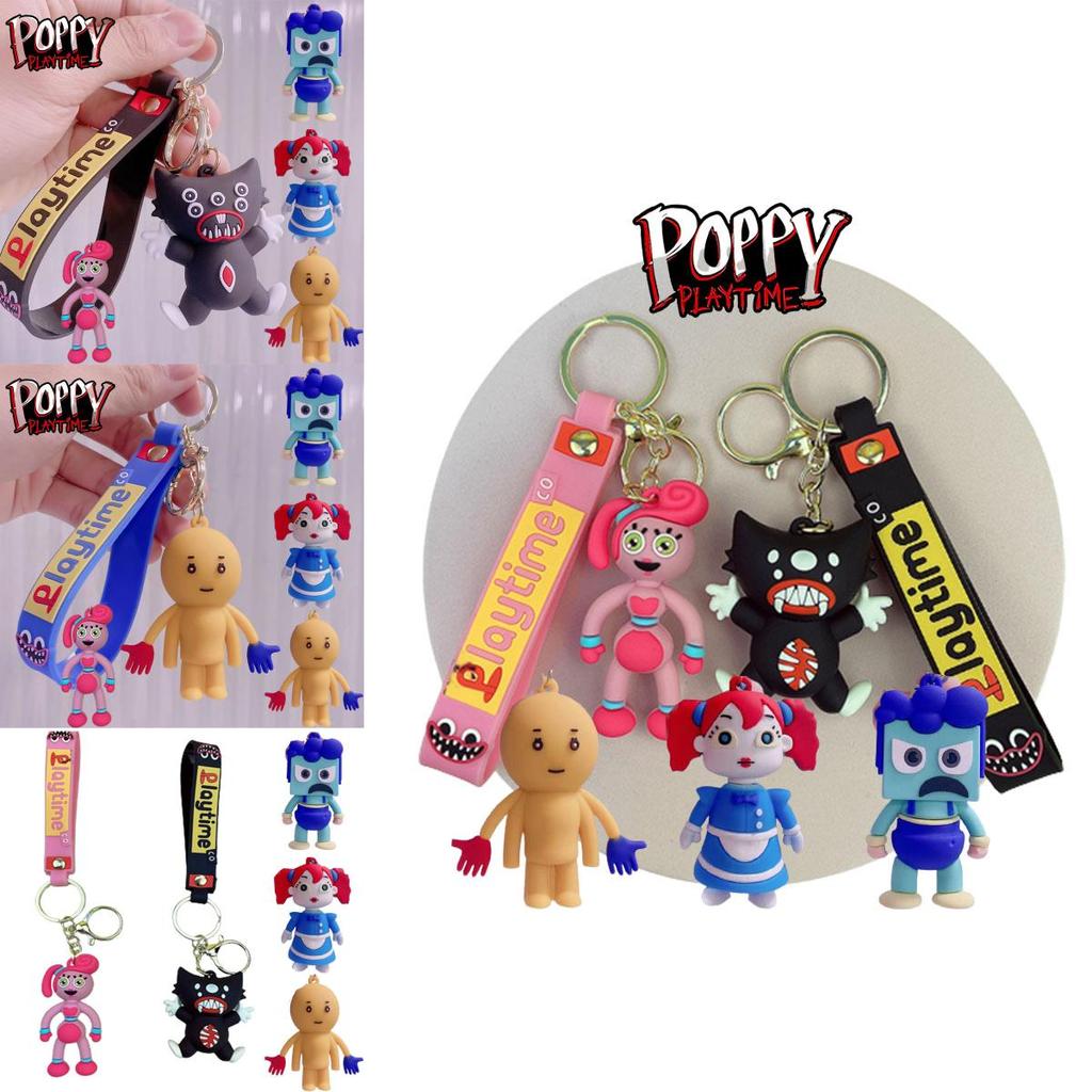 Poppy Playtime Keychains Mommy Long Legs Keyring Figures Gift