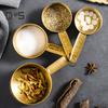Food Grade 4Pcs/Set Measuring Spoons Rust Free Anti Scratch Bakers Chefs Multi Functional Measuring Scoops