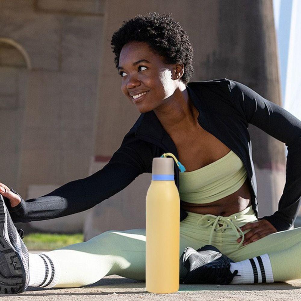 Large Capacity Insulated Bottle Leak-Proof Vacuum Flask Bottle Portable Sports Kettle Hiking