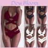 Elegant Women High Waisted Bikini Set With Padded Push-up Bra And Adjustable Straps