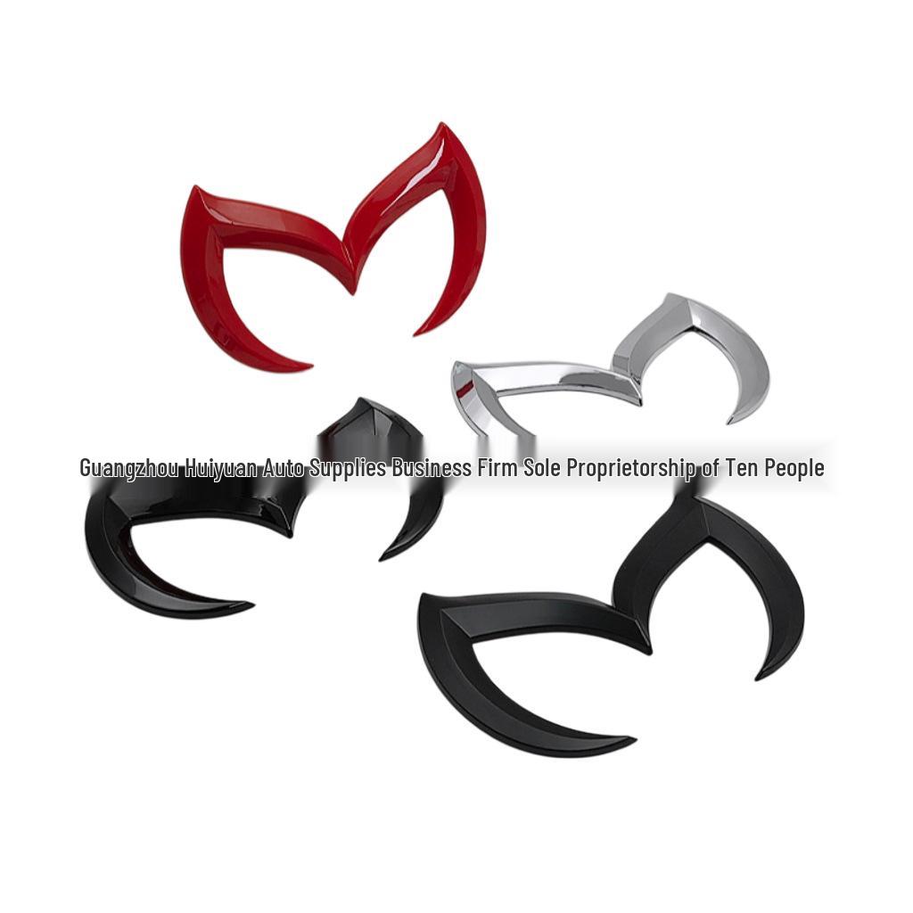 Mazda Ruiyi M2/M3/M5/M6 Bat Logo Car Trunk and Body Sticker (ABS Material)