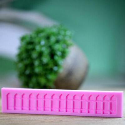 SuperDeals Fondant Candy Cake DIY Fence Mold Cake Decoration Mould Baking Tool