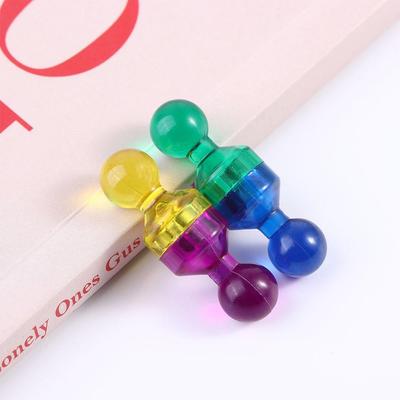 10 pièces/ paquet Aimants Néodyme Punaise Multicolores Aimant de Réfrigérateur Aimants Cônes Aimant pour Tableau Blanc