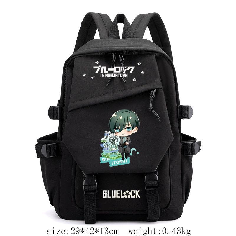 Anime peripheral blue prison ins schoolbag Japanese retro backpack junior high school high school backpack
