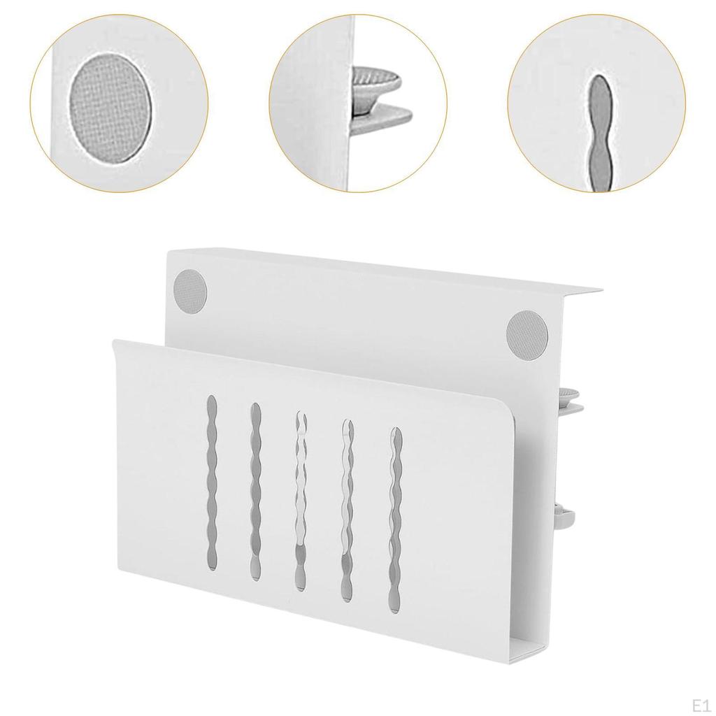 Desk Laptop Holder for Under Storage Organizer with Aluminum Alloy Clamp And Cable Management